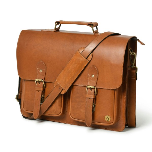 Madan Buffalo Leather Satchel Messenger Bag - DÖTCH CLUB