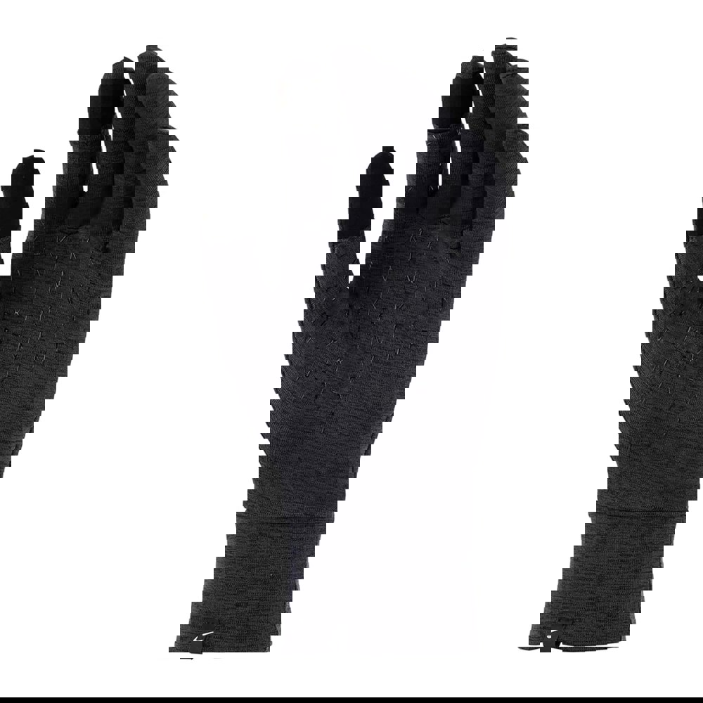 Nike Mens Fleece Running Gloves - Black/Silver Marl