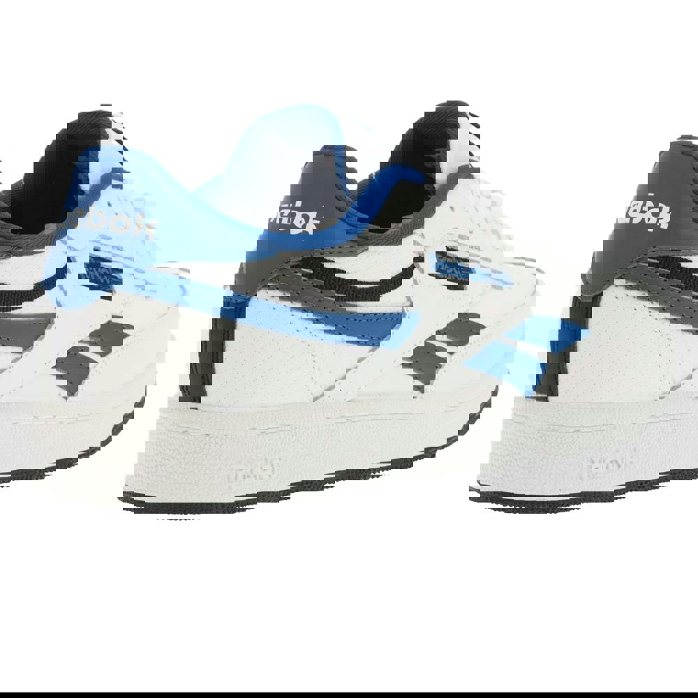 Reebok Childrens/Kids Club C Revenge Leather Trainers - White/Blue/Black