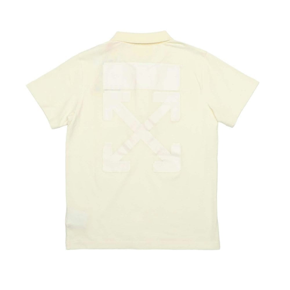 Off White Childrens/Kids Arrow Polo Shirt - Off White