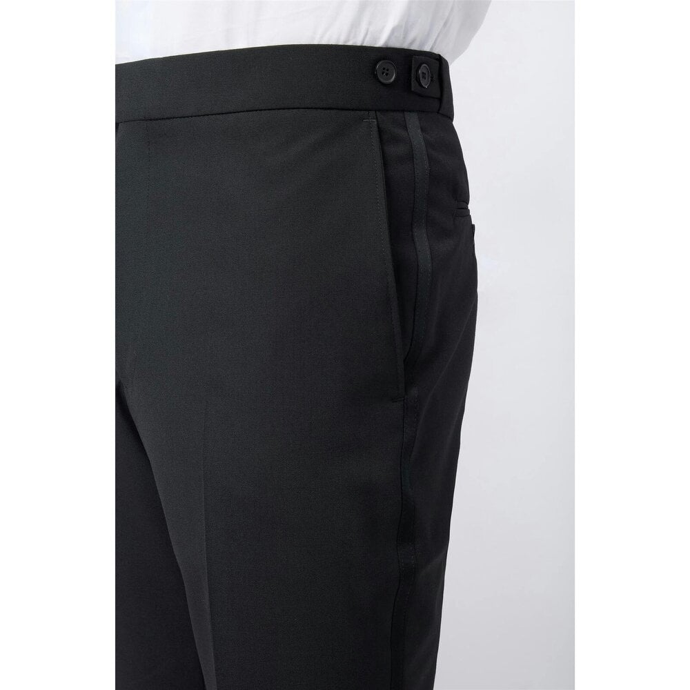 Alexandre Silver Alexandre Regular Fit Ellerton Black Trousers
