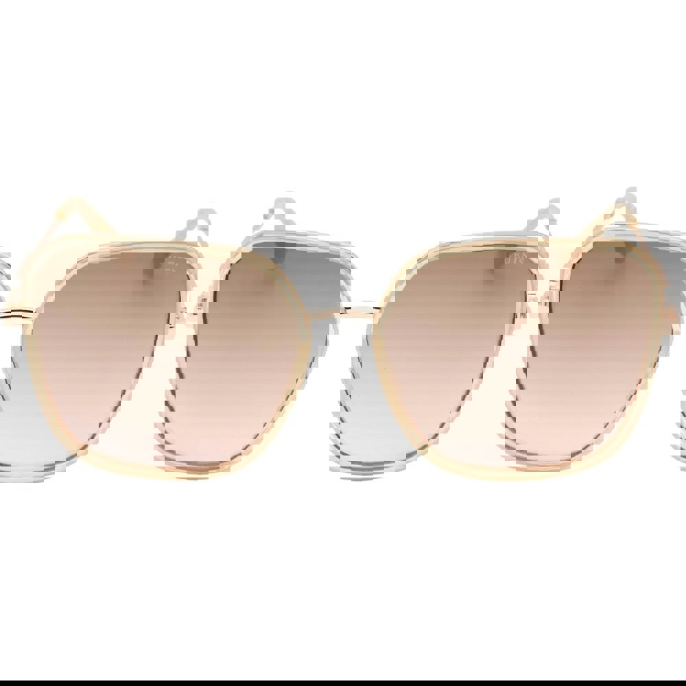 Guess Gradient Brown Lens Rose Gold Sunglasses One Size