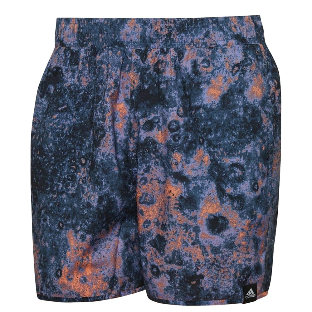 Adidas Mens Melting Salt CLX Reversible Swim Shorts - Purple