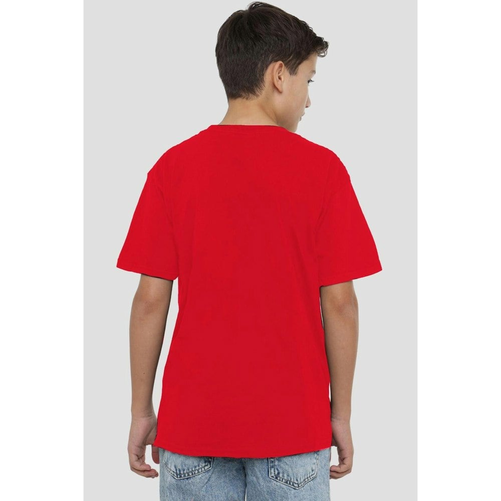 Disney Childrens/Kids Mickey Mouse Geometric Shapes T-Shirt - Red
