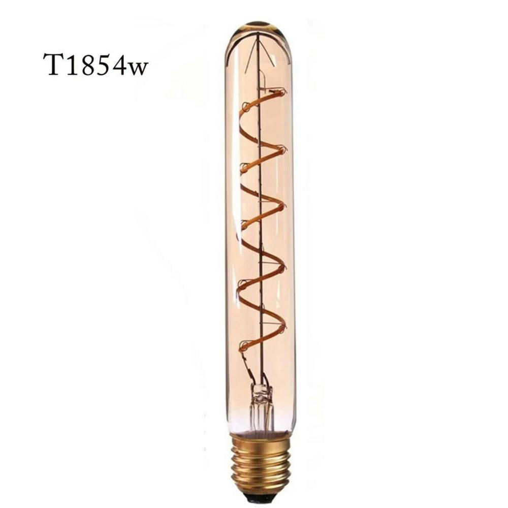 Dyzi E27 T185 4W LED Filament Bulb Retro Warm White Non-Dimmable