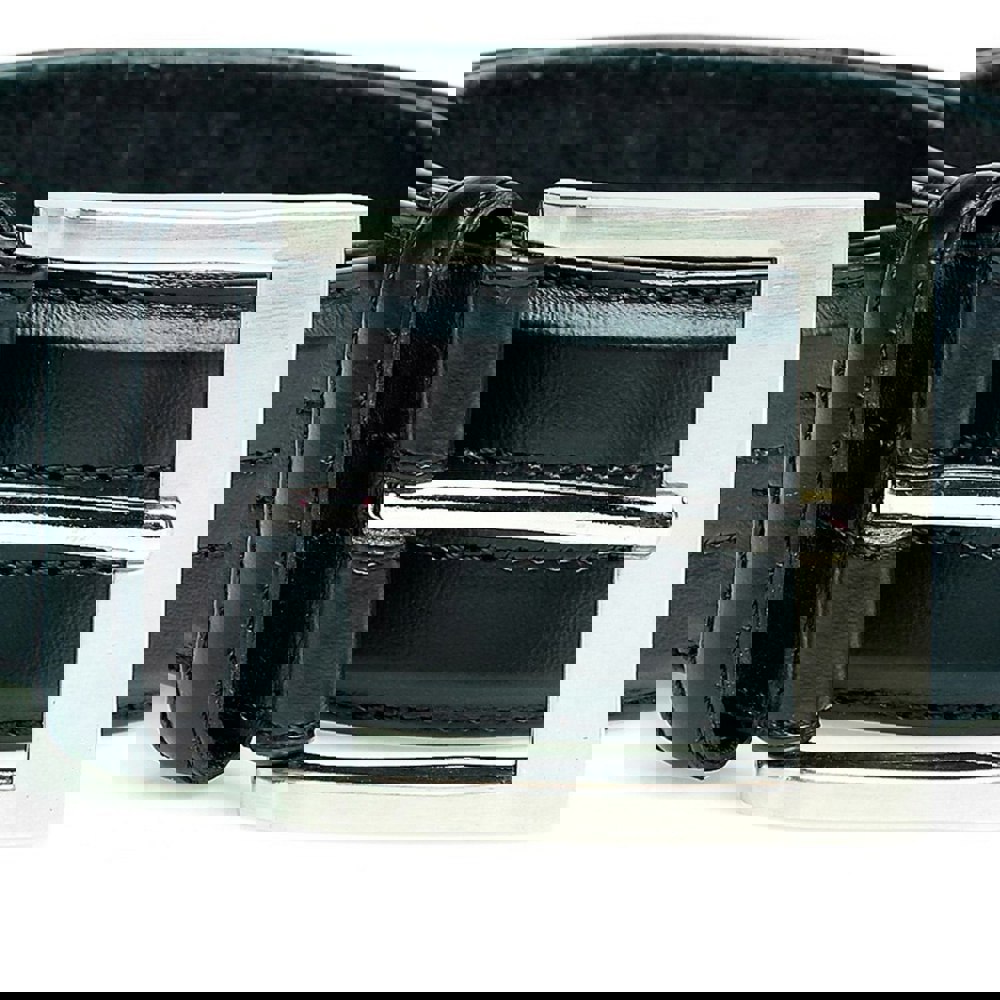 Duke D555 Harley Stitched Waist Belt - Black