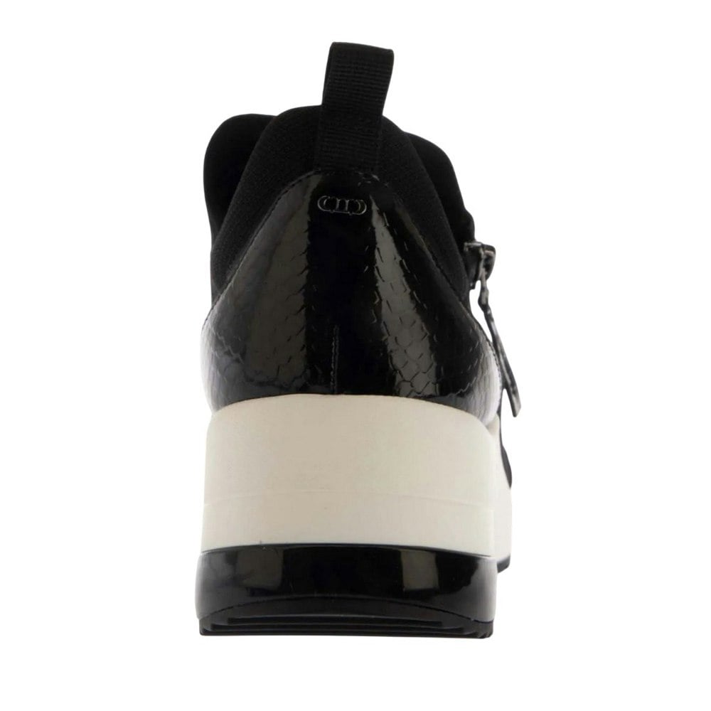 Dune London Womens/Ladies Ellens Wedge Trainers - Black