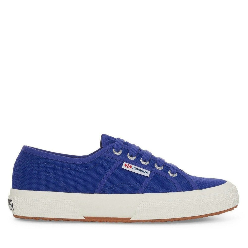 Superga Unisex Adult 2750 Cotu Classic Vegan Trainers - Spectrum Blue/Avorio