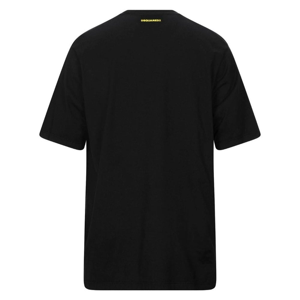 Dsquared2 Hardcore Canadian Maple Leaf Black T Shirt