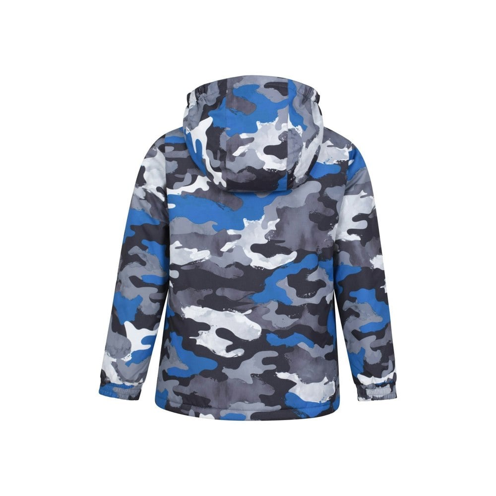 Mountain Warehouse Childrens/Kids Mogal Camo Ski Jacket - Cobalt