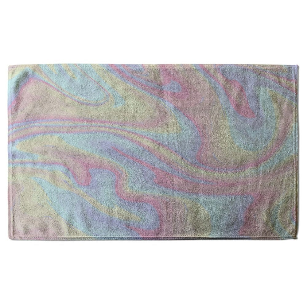 Benjamin Tate Design Colorful marble (Bath Towel)