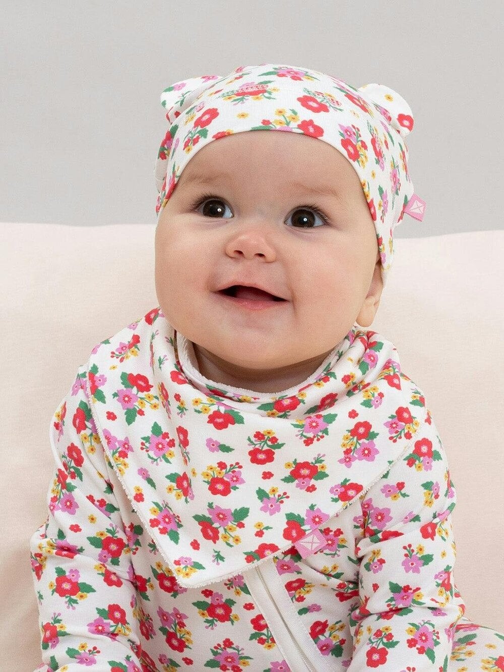 Kite Baby Organic Winter Posy Bib