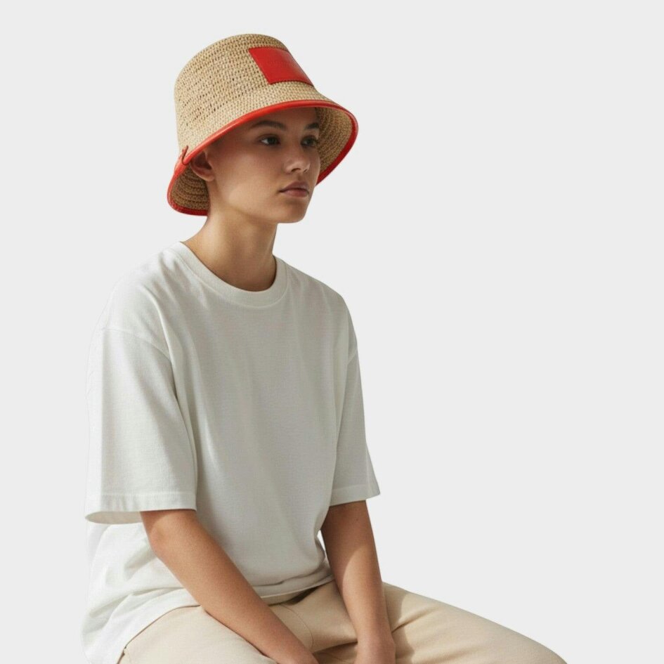 Jacquemus Le Bob Soli Dark Orange Red