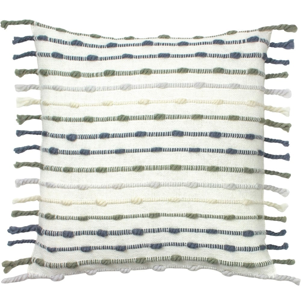 Furn Dhadit Stripe Cushion Cover - Natural/Grey