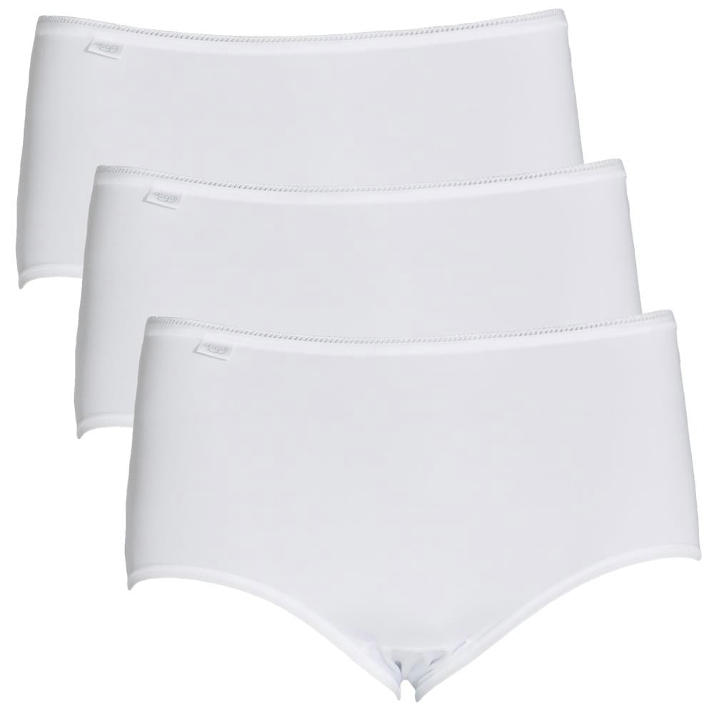 Sloggi 24/7 Microfiber Midi Brief 3-Pack, White