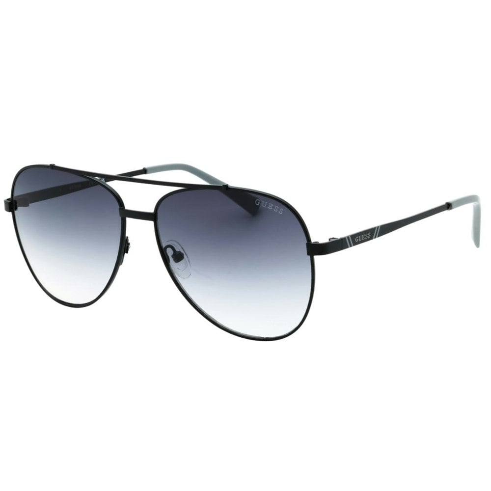 Guess Gradient Smoke Matte Black Sunglasses