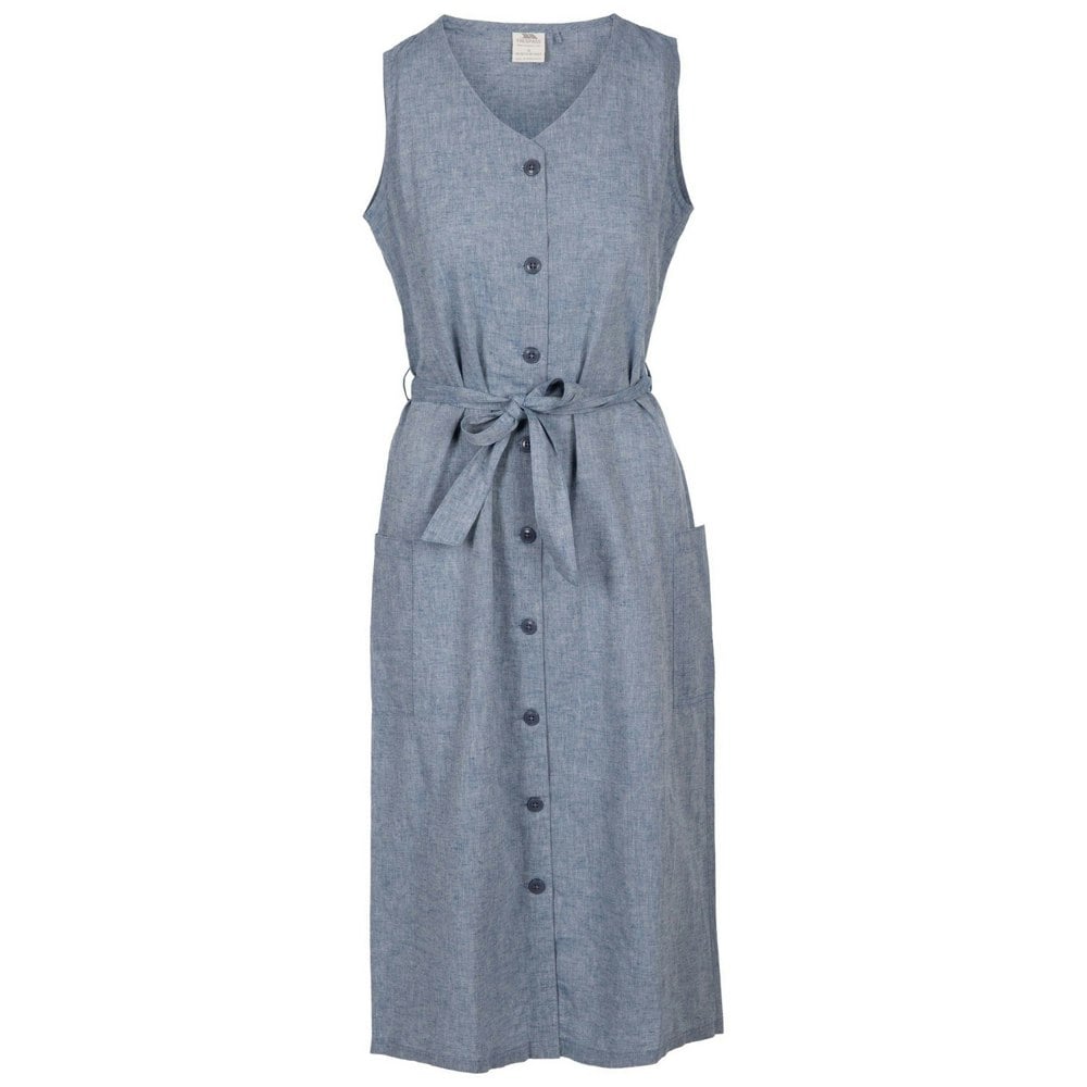 Trespass Womens/Ladies Carol Chambray Dress - Navy