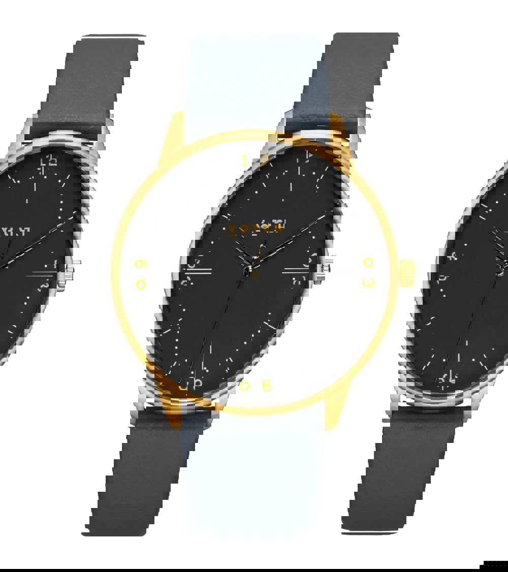 Votch Gold & Navy with Black Watch | Aalto