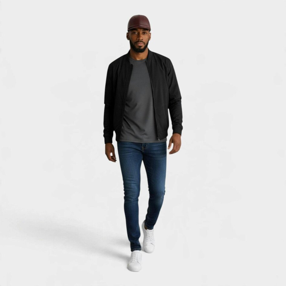 Aimé Leon Dore Leather Baseball Hat Oxblood