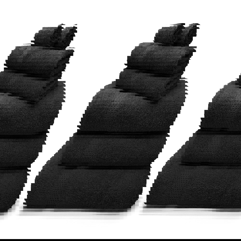Velosso Luxury Egyptian Cotton Towels 550gsm Royal Black
