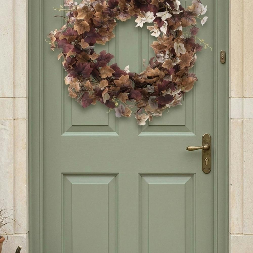 Garden Greatness Classic Rustic Leaf Harvest Wreath