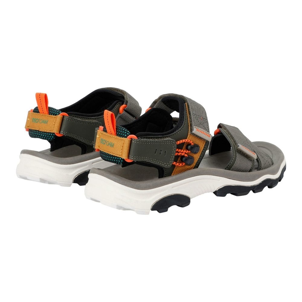 Regatta Mens Blaze Sandals - Treetop/Blaze Orange