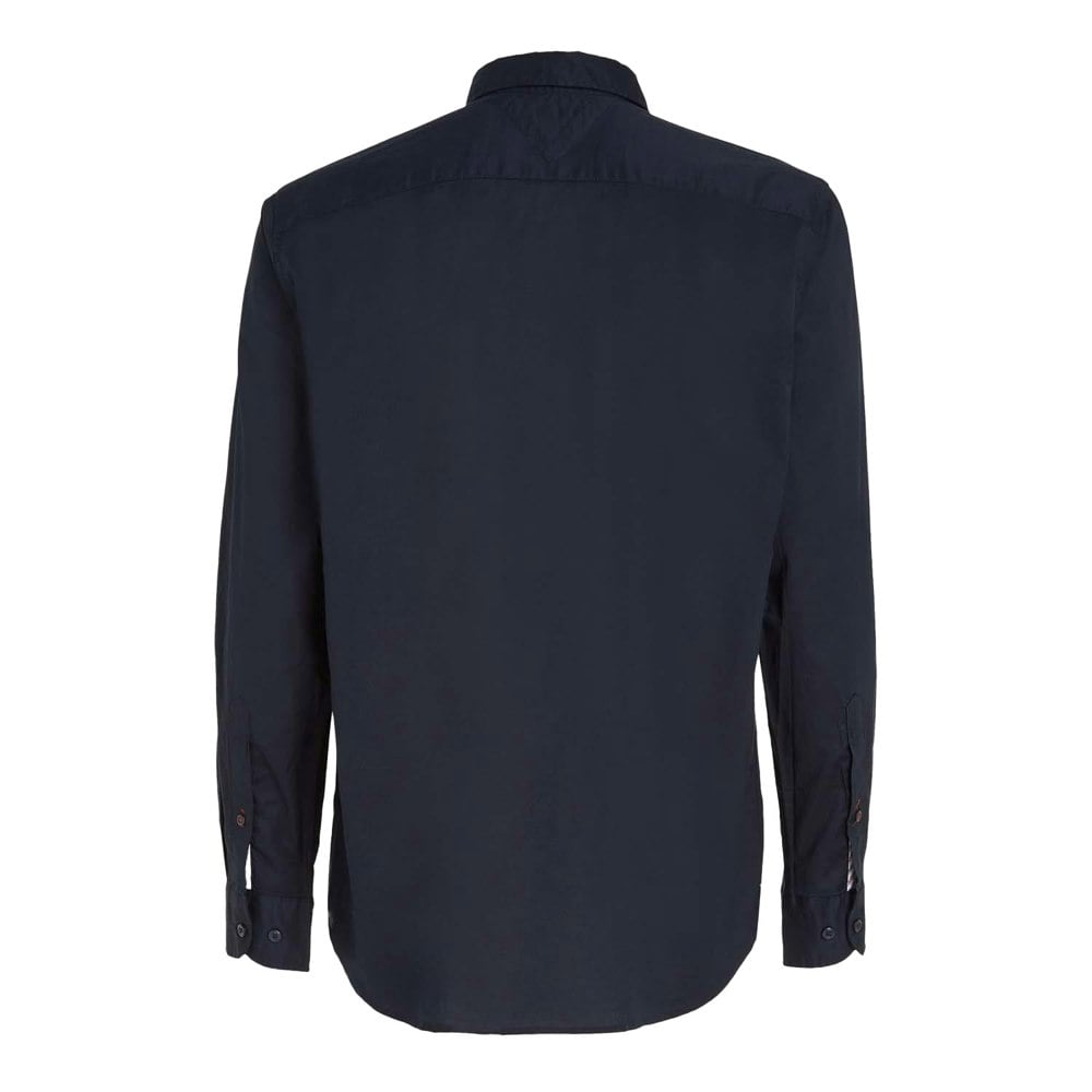 Tommy Hilfiger Mens Core Flex Poplin Shirt - Blue