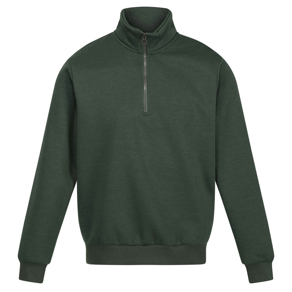 Regatta Mens Pro Quarter Zip Sweatshirt - Dark Green