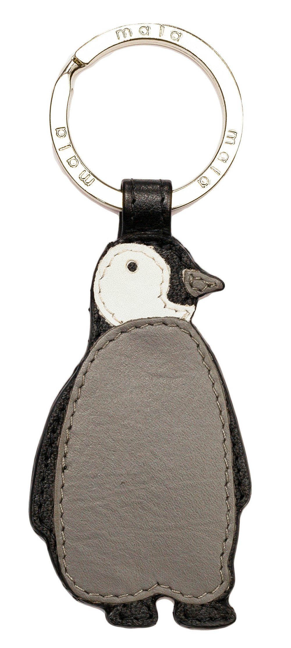 Mala Leather Ollie Penguin Leather Keyring