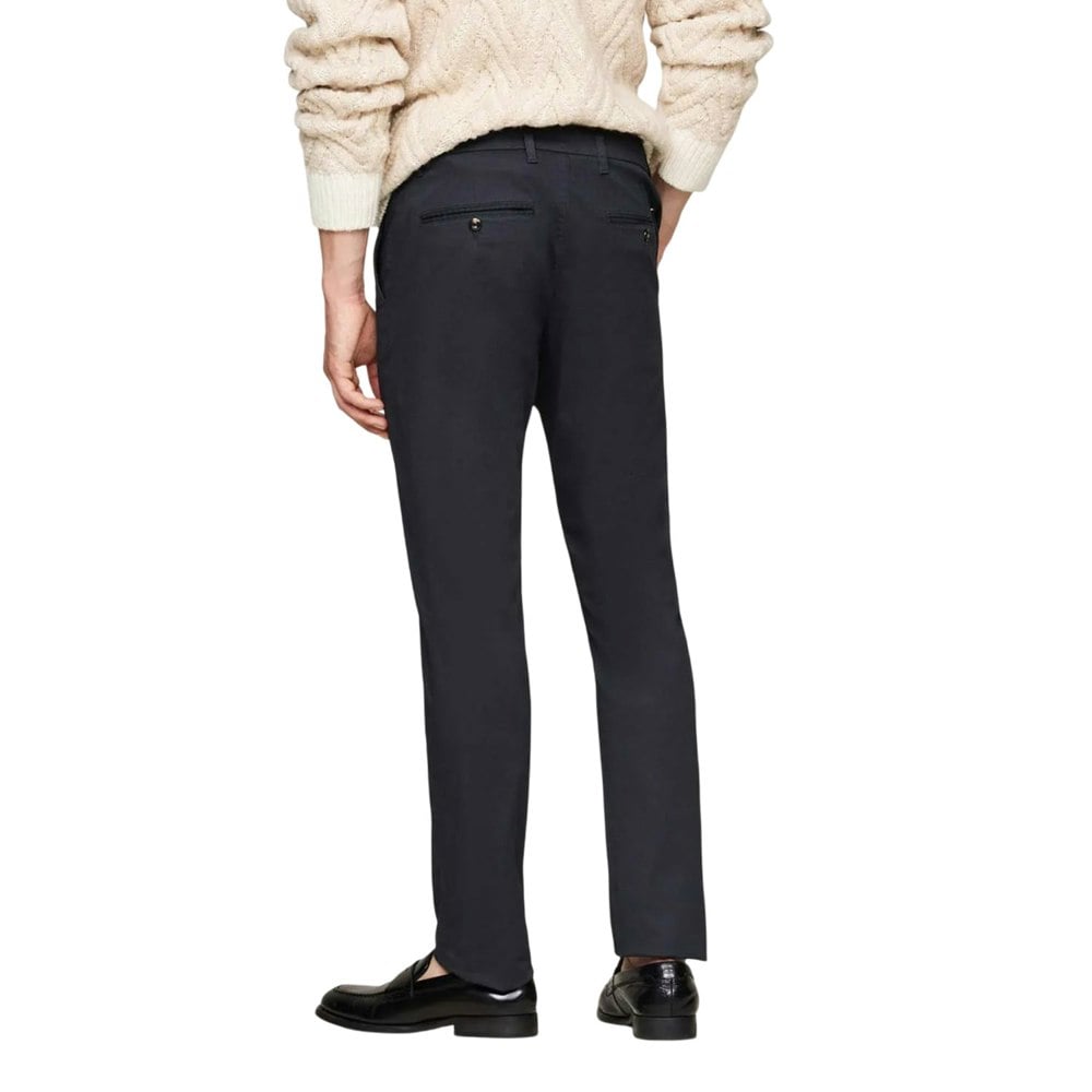 Tommy Hilfiger Mens Bleecker Stretch Printed Slim Chinos - Blue