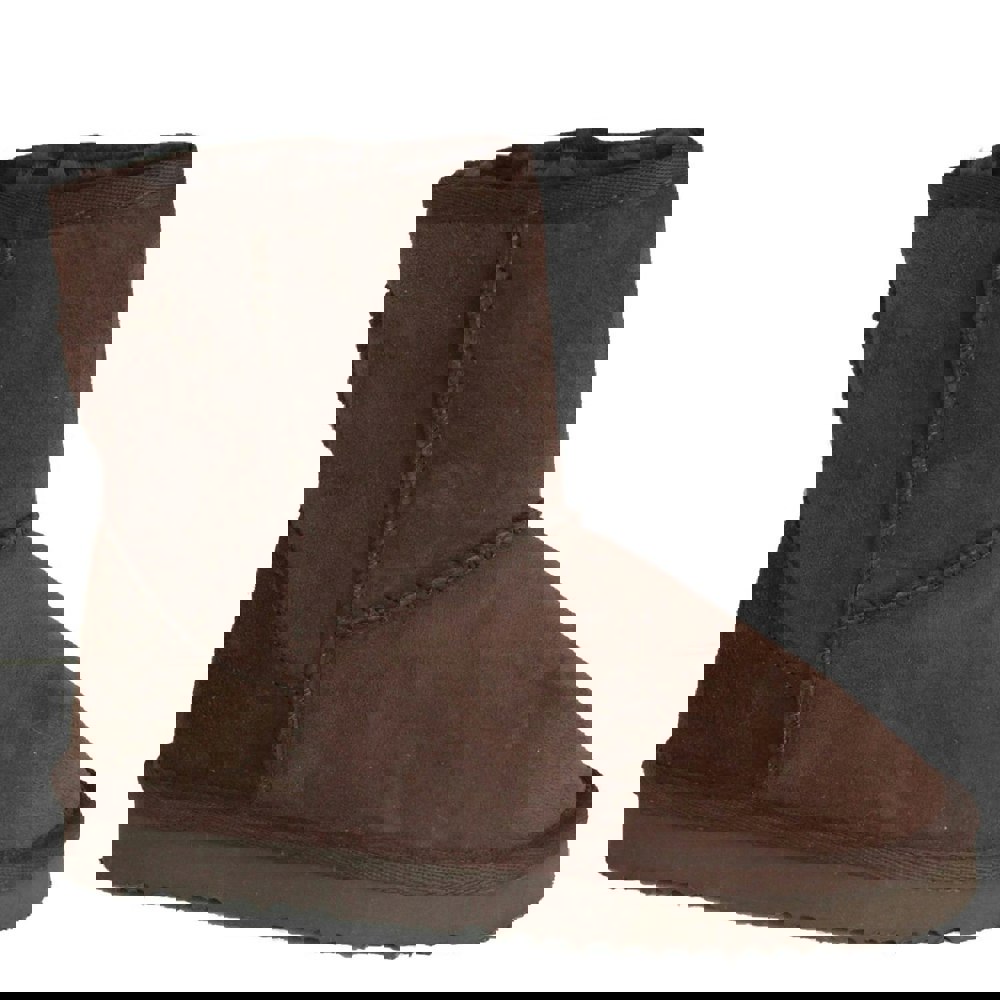Eastern Counties Leather Childrens/Kids Charlie Sheepskin Boots - Chocolate