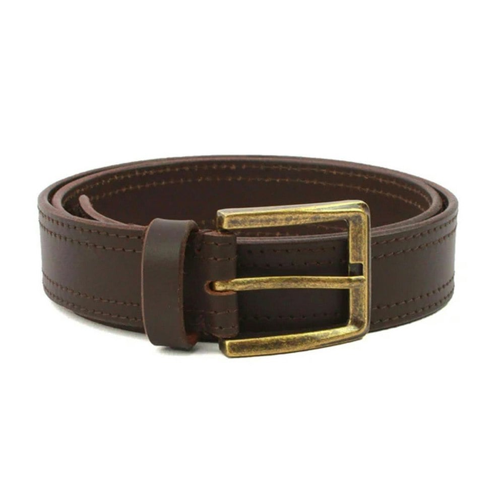 Eastern Counties Leather Mens Connor Leather Waist Belt - Brown