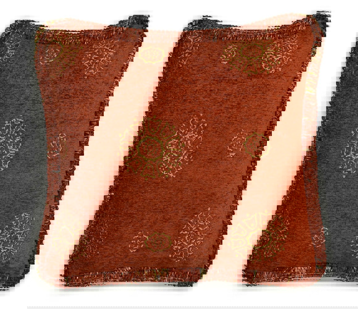 Intimates Luxury Chenille Large Boho Ethnic Cushion - 56cm x 56cm