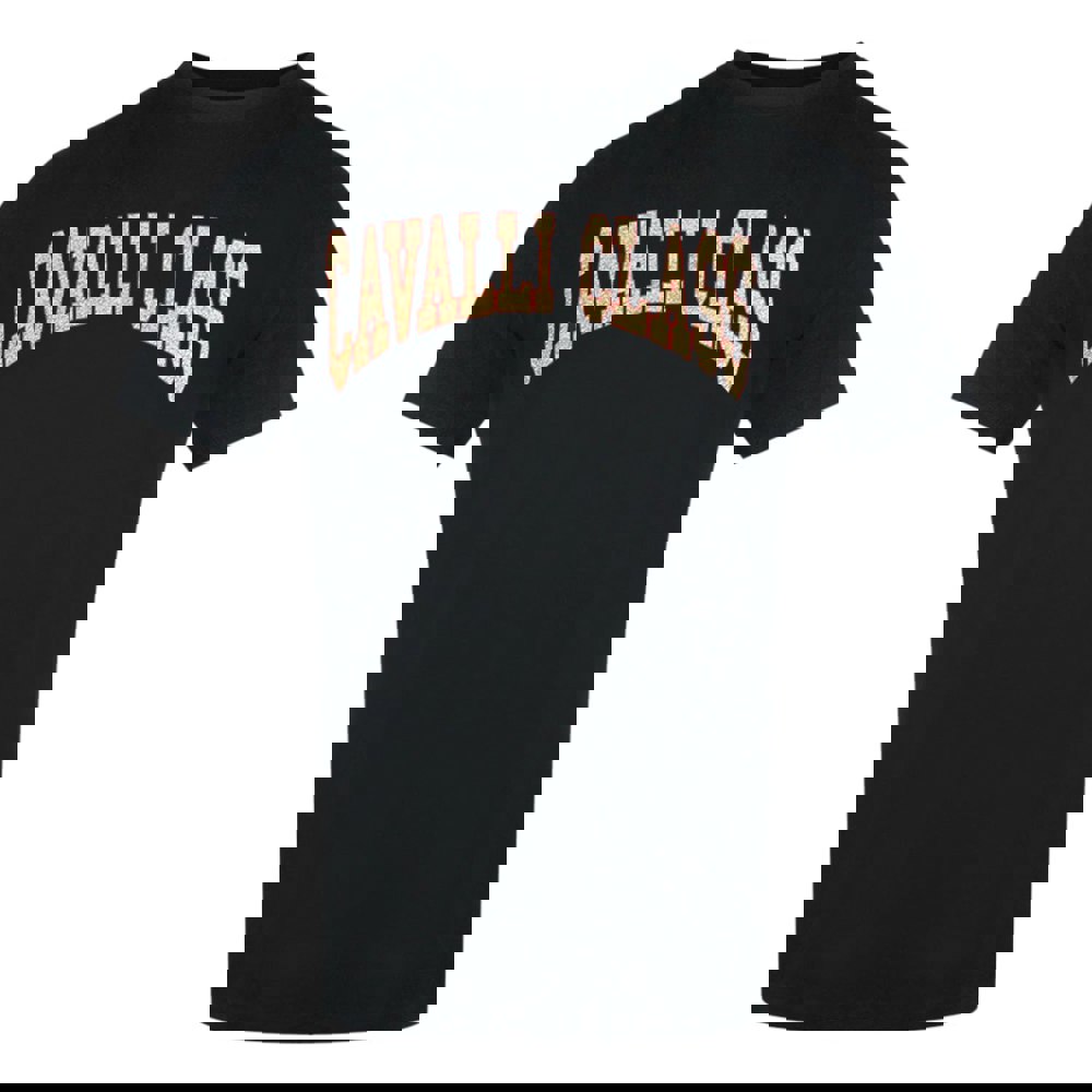 Cavalli Class Txt61A Jd060 05051 Black T-Shirt Mens M