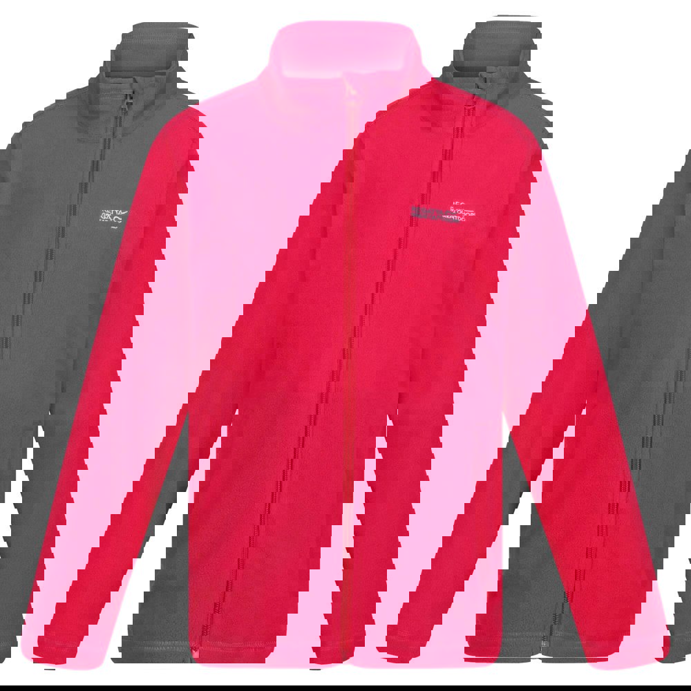 Regatta Great Outdoors Girls King II Lightweight Full Zip Fleece Jacket - Pink Potion