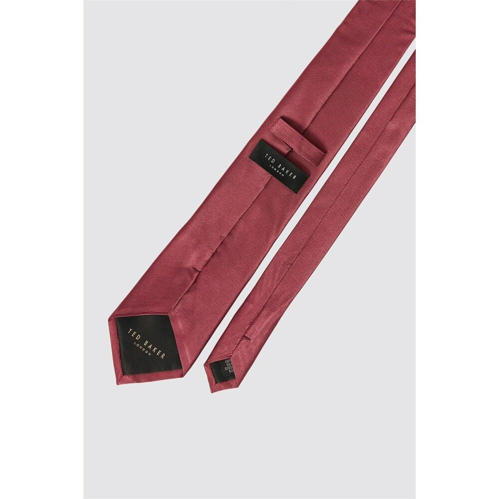 Ted Baker Rose Brown Silk Twill Tie