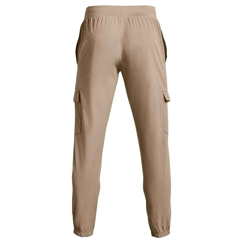 Under Armour Mens Woven Cargo Trousers - Brown