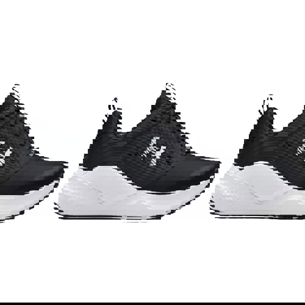 Under Armour Unisex Adult Charged Commit TR4 Trainers - Black/White