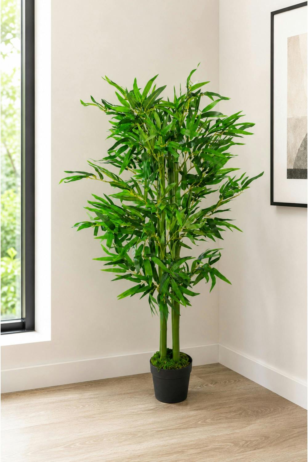 Dyzi Artificial Bamboo Tree Realistic Indoor Plant