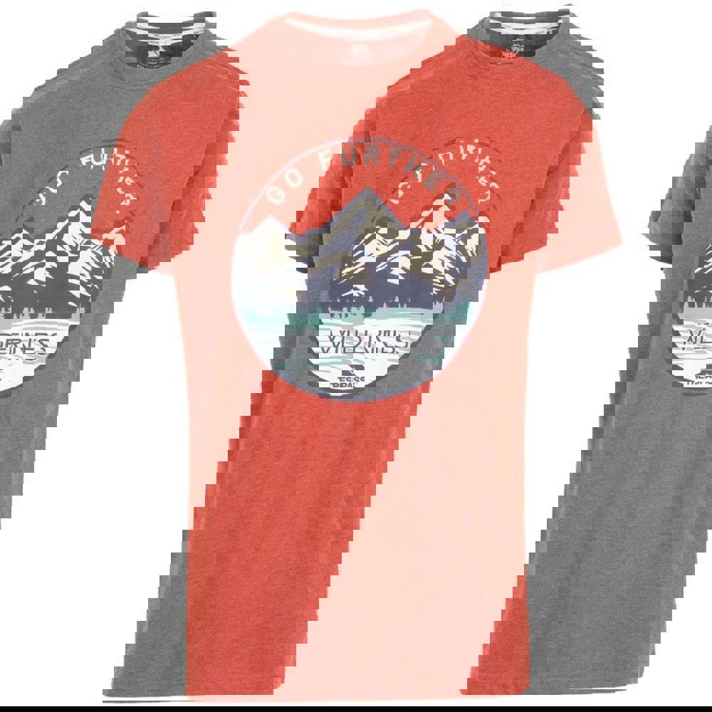 Trespass Mens Lagoon T-Shirt - Salsa Marl