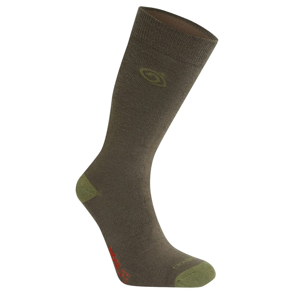 Craghoppers Unisex Adult Insect Repellent Ankle Socks (Pack of 2) - Woodland Green/Wild Olive