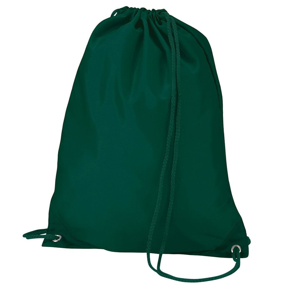 Quadra Gymsac Shoulder Carry Bag - 7 Litres - Bottle Green