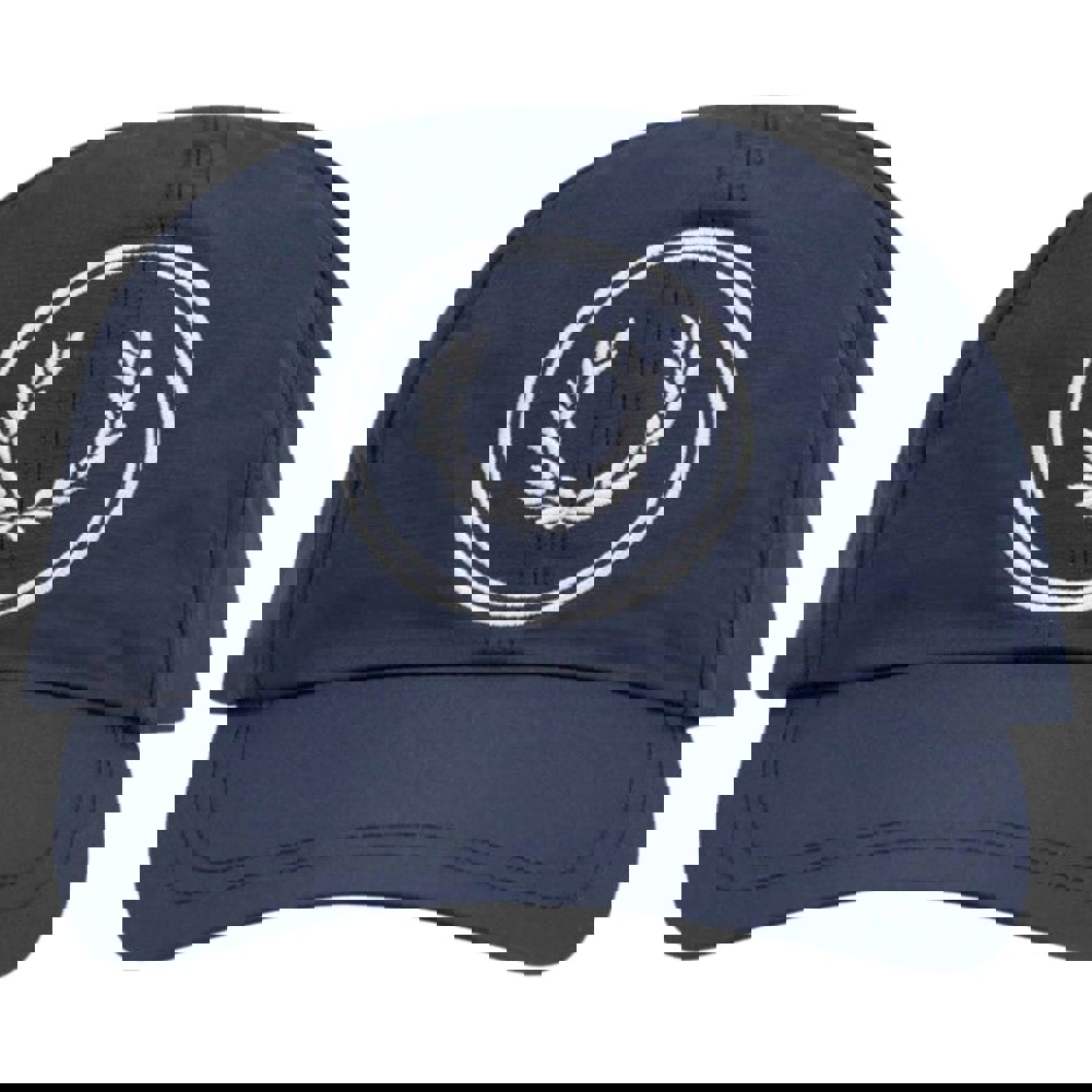 Fred Perry Ripstop Logo Navy Blue Hat