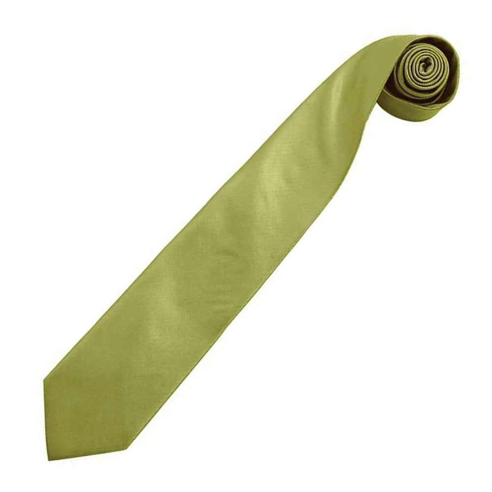 Premier Mens Colours Fashion Tie - Grass Green