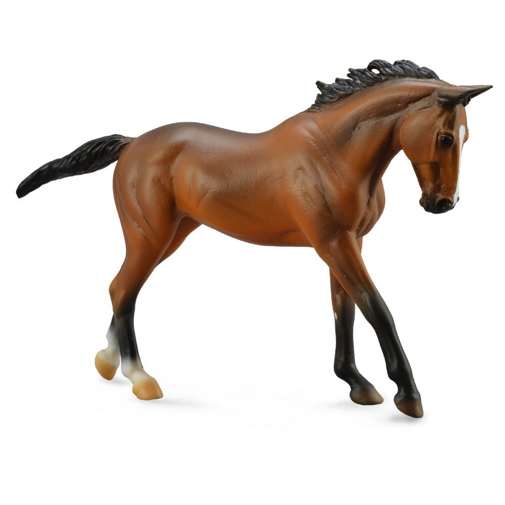 CollectA Thoroughbred Mare Horse Toy - Hand-Painted And Designed By Experts