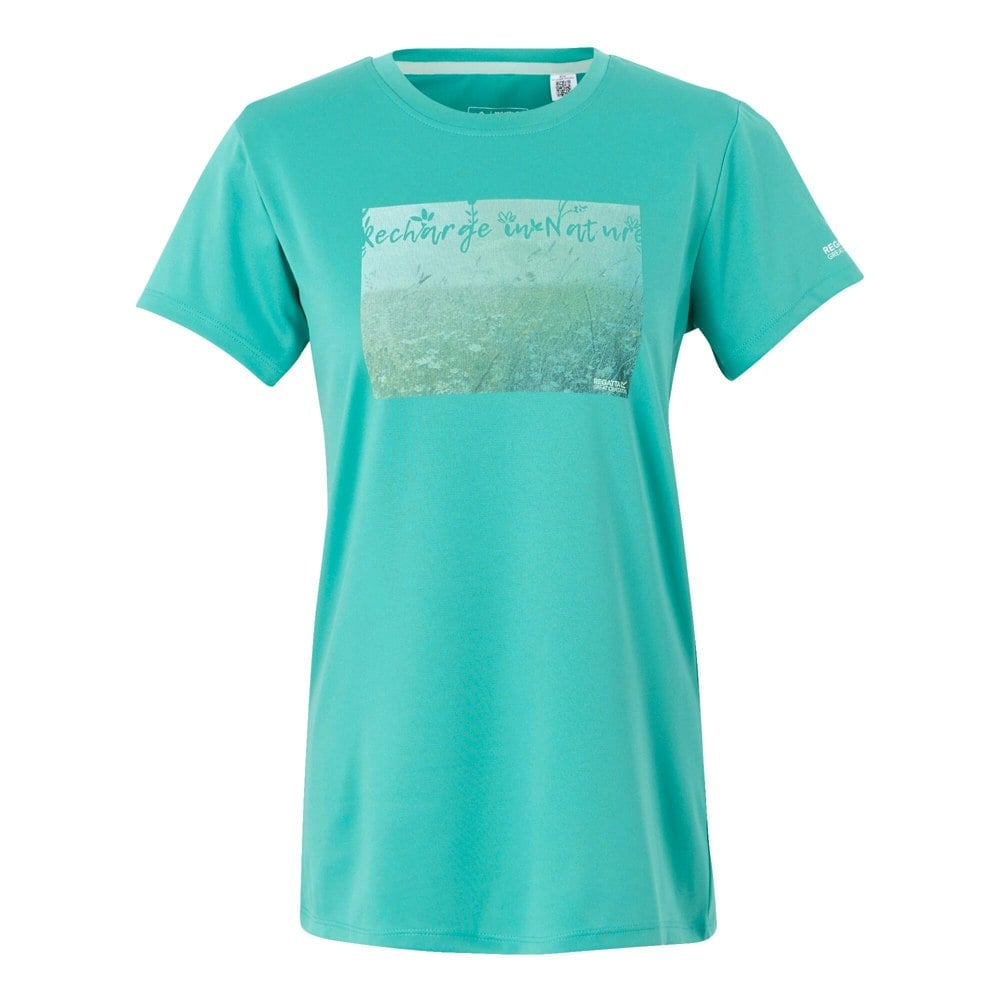 Regatta Womens/Ladies Fingal IX Grass T-Shirt - Turquoise