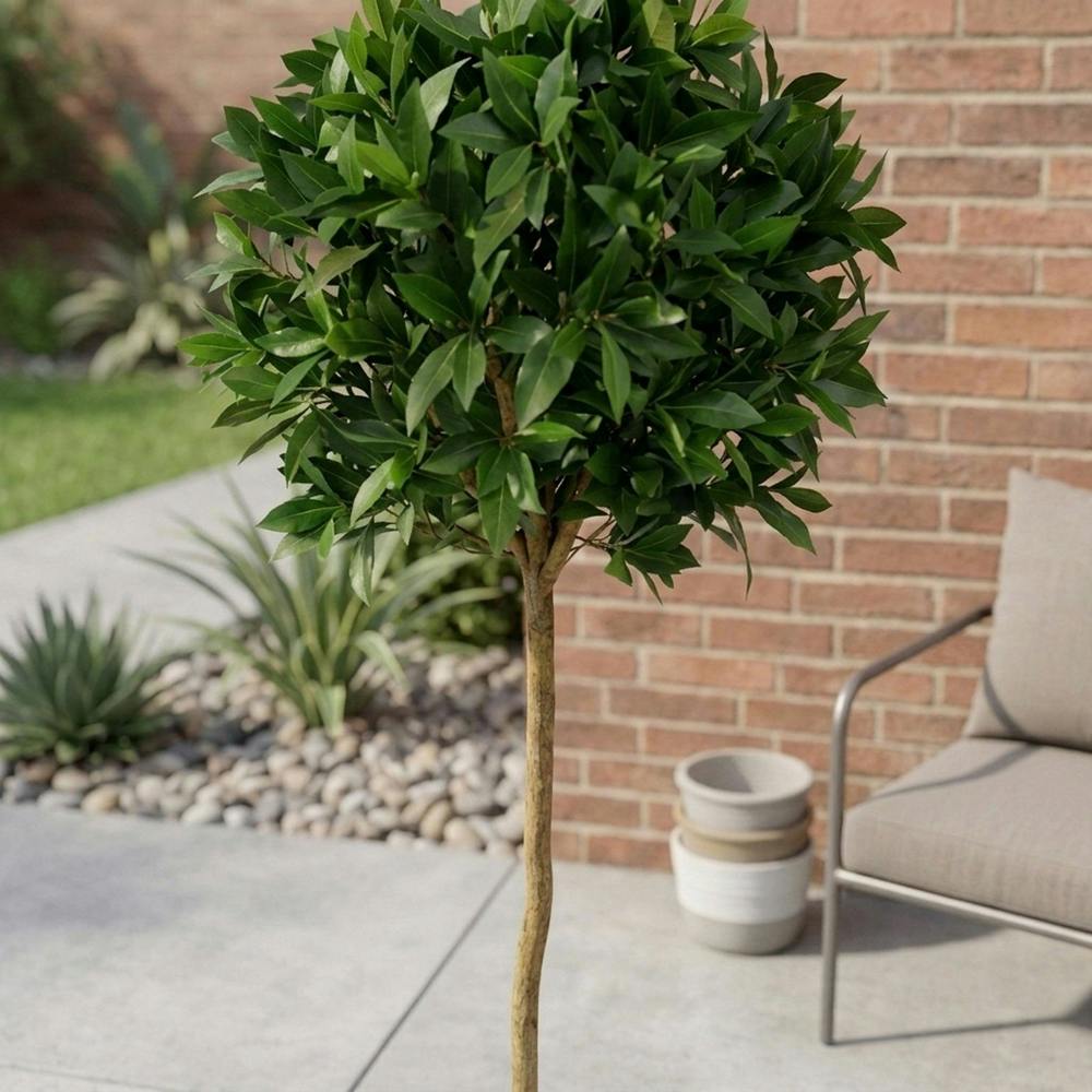 Garden Greatness Lush Green Sweet Bay Ball Potted Tree