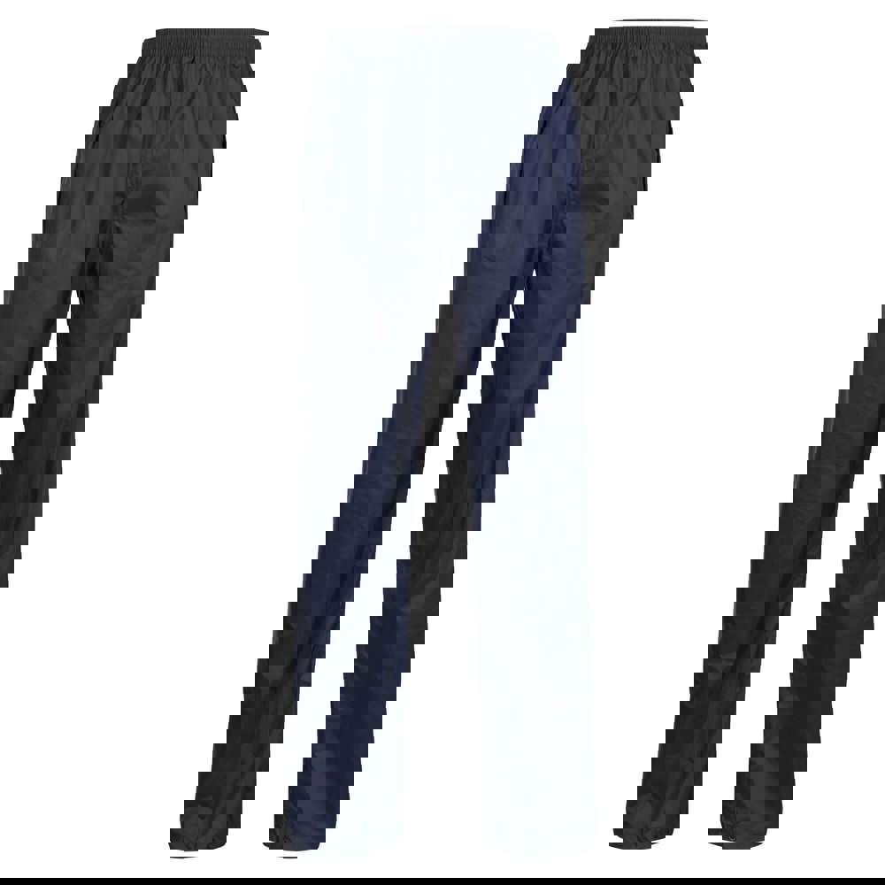 Regatta Pro Mens Packaway Waterproof Breathable Overtrousers - Navy