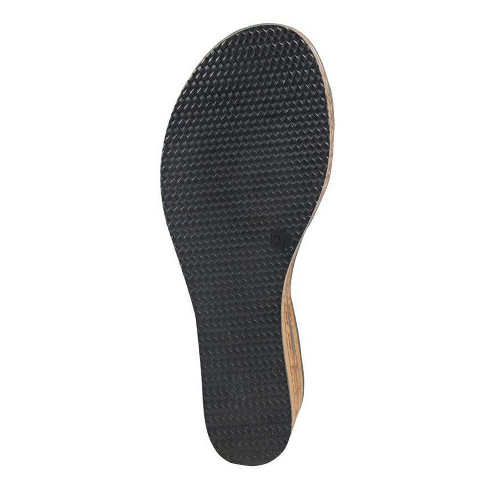 Cipriata Womens/Ladies Danta Leopard Print Sandals - Black