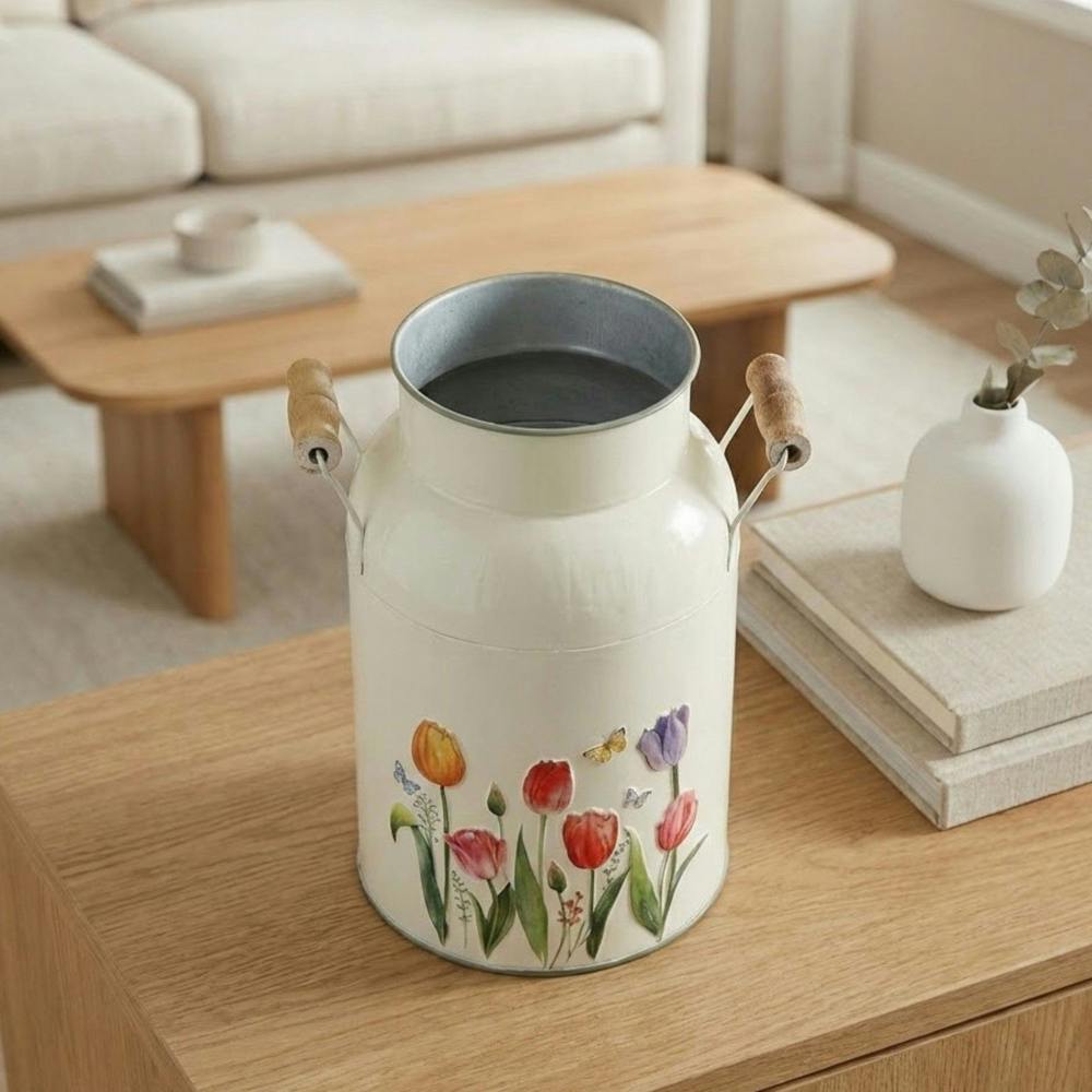 Garden Greatness Embossed Tulip Bud Vase
